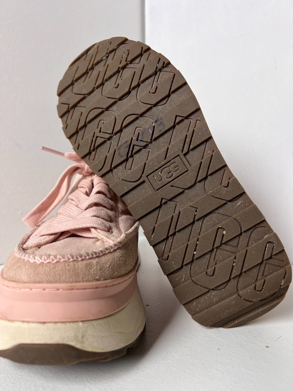 UGG (Women's 9) Marin Platform Sneaker In Quartz Canv… Gem