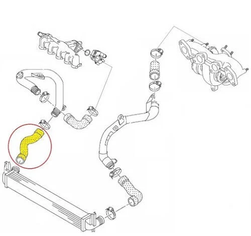 Turboschlauch Ladeluftschlauch für SEAT SKODA VW 1.2 TDI 6R0145834C - Bild 7 von 7