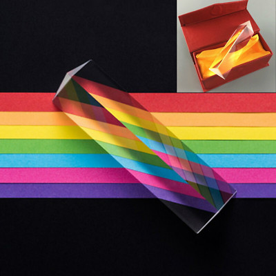Dreieckiges Prisma Optische Physik Wissenschaft Spielzeug Dreifachprismen Glas Lehrglas