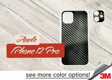 Apple iPhone 12 Pro: Genuine 3M 2080 Vinyl Skin Decal with Various Finish