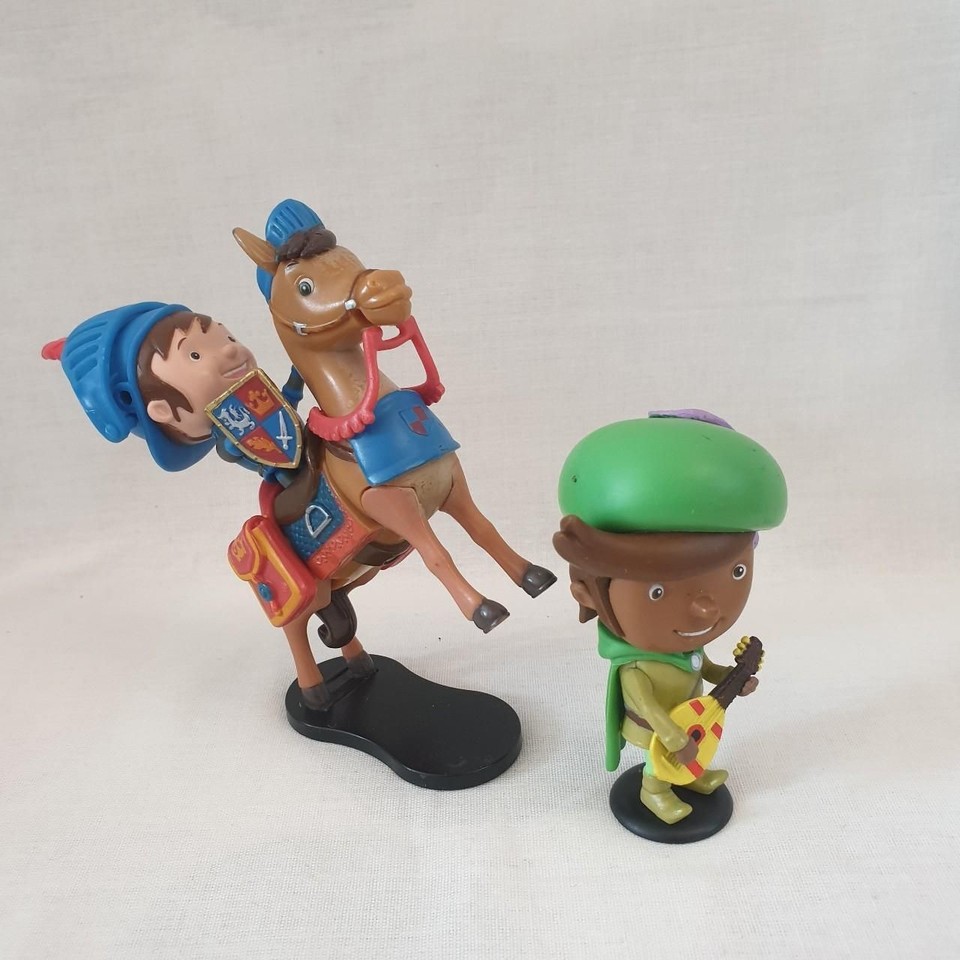Mike The Knight Figure With Galahad The Horse & Fernandon Action Figure