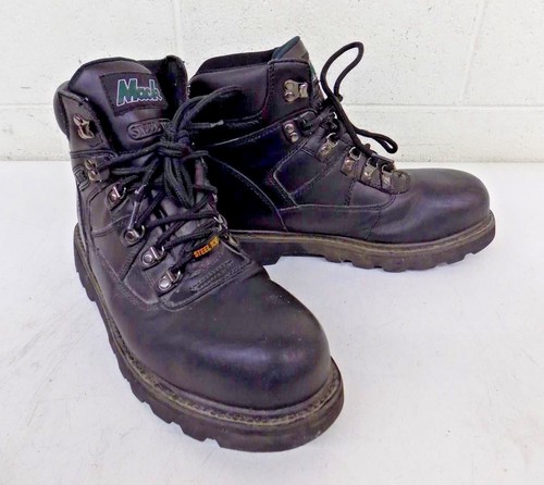 Mack Padded Black Leather Oil Resistant 