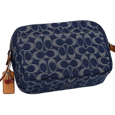 COACH ネイビーデニム ショルダーバッグCAA74 Coach Women's shoulder bag CAA74 IMXIA JAMIE CAMERA BAG Newarticle