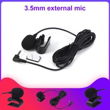 3.5mm Car Stereo External Microphone for Bluetooth Enabled Stereo GPS DVD Radio
