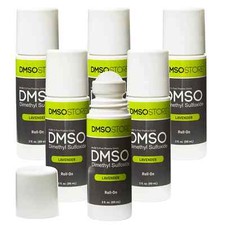 DMSO Roll-on Lavender Scented: 3oz. 99.995 Pure Soothe Aches, Relaxes 6 pack 
