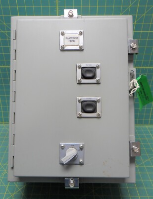 Elevator 20 x 16 x 8 Nema 4X Single Door Steel Wall Mount Electrical Enclosure