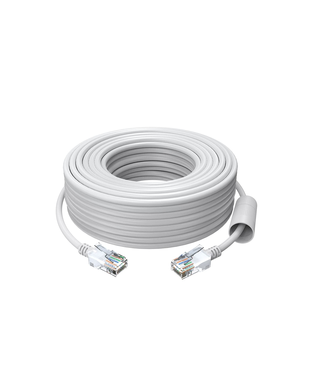 High-Speed Cat5e Ethernet Cable 100ft RJ45 Network Wire for POE Security Systems-image