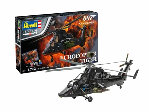JUEGO DE REGALO REVELL 1/72 JAMES BOND EUROCOPTER TIGER (KIT DE PLÁSTICO) 05654 - Imagen 1 de 1