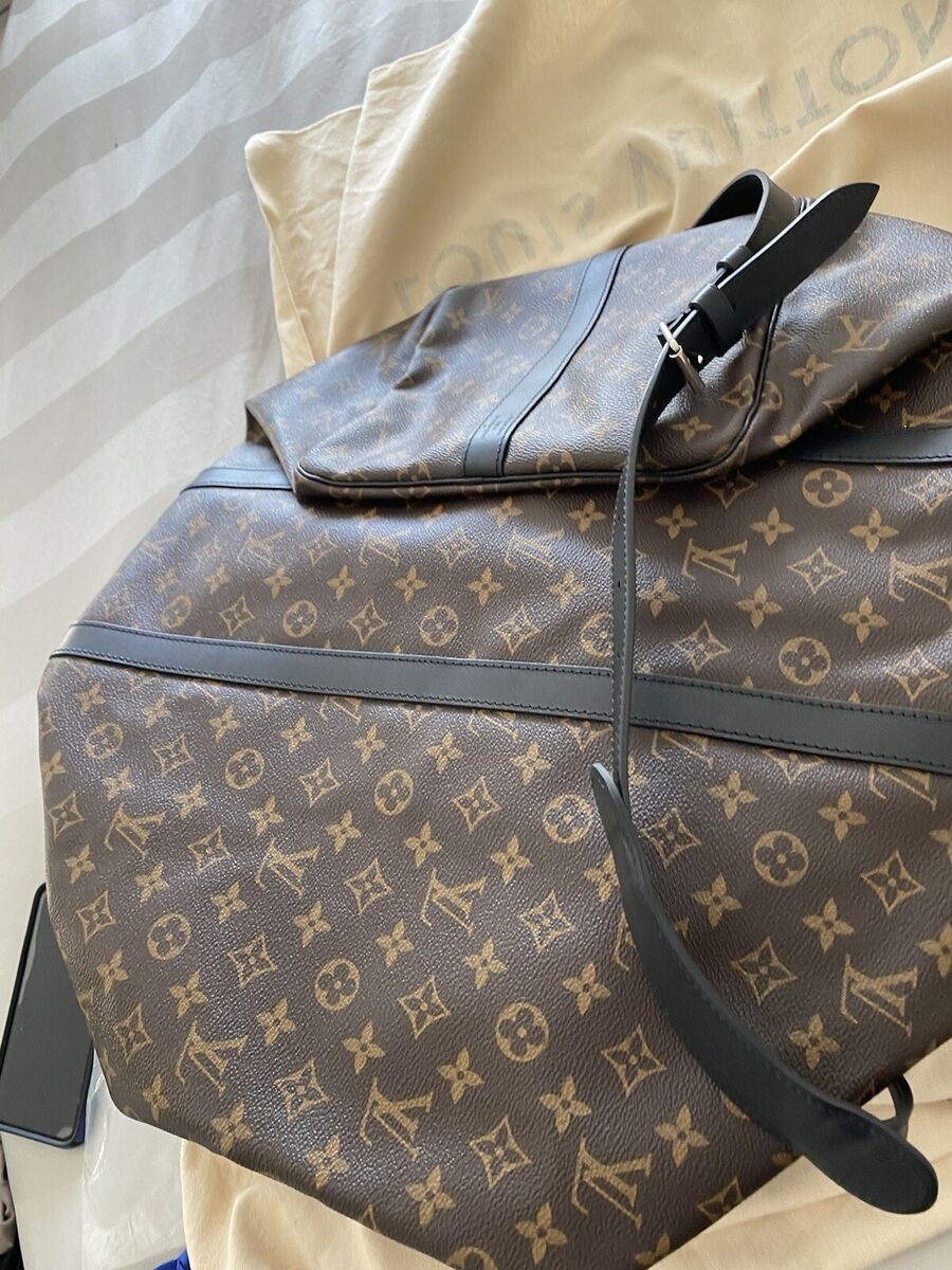 Louis Vuitton Keepall Bandouliere Silver Hardware Duffle 55 Louis Vuitton Keepall Bandouliere Silver Hardware Duffle 55