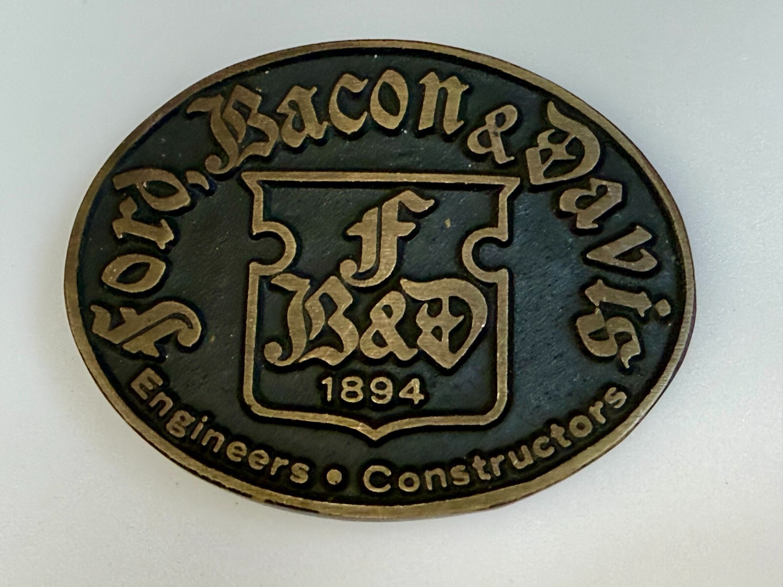 Ford Bacon Davis Engineers Constructors Solid Bra… - image 12