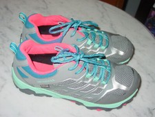 Girls Merrell Moab Waterproof MK160889 Grey Trail Hiking Youth Shoes Size 7M