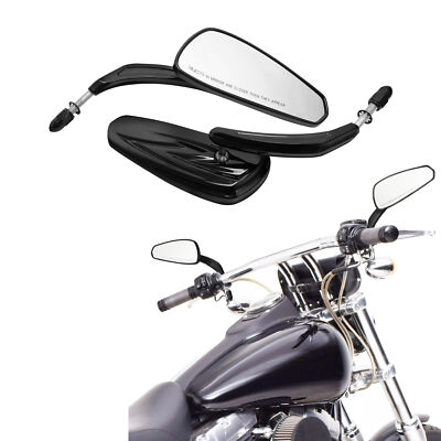 Rearview side Mirrors Fit For Harley Davidson Touring Dyna Softail Sportster