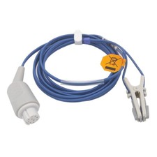 SpO2 Sensor Probe Cable Adult Ear Clip Compatible with GE-Datex Ohmeda OXY-E4-N