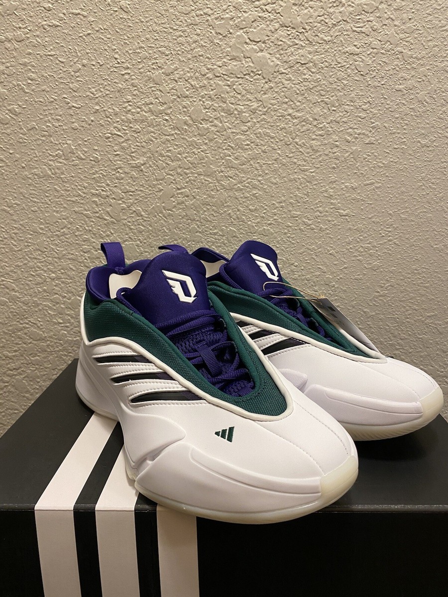 Adidas Dame 9 Milwaukee Bucks Basketball Shoes White Green  display picture 3