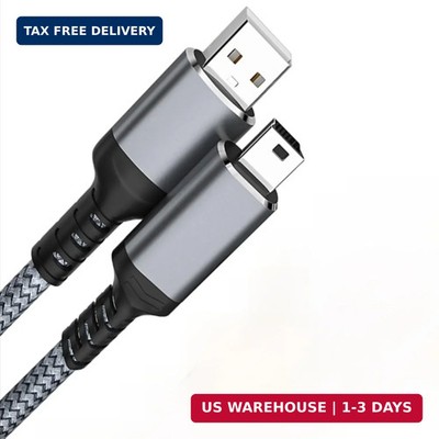 USB-A to Mini USB 2.0 Cable 3FT USB 2.0 to Mini B Male Charger Cord Durable USB 
