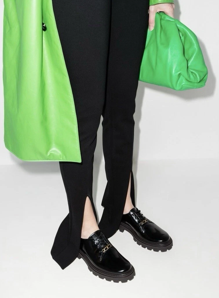 TOD’S Tods stivali stringati in pelle scarpe Oxford 37 5 donna