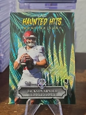 2024 JACKSON ARNOLD W.C. HAUNTED HITS TEAL STEALTH PUMPKIN #HHP-JA 1/3 AUBURN 