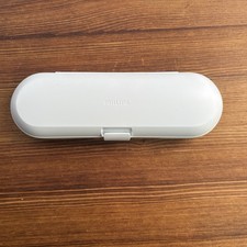 Philips Sonicare Toothbrush Travel Case White Hard Shell Storage Holder Unused