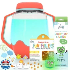 Glo Pals Play Pack Bundle with Sensory Play Jar, Water-Activated