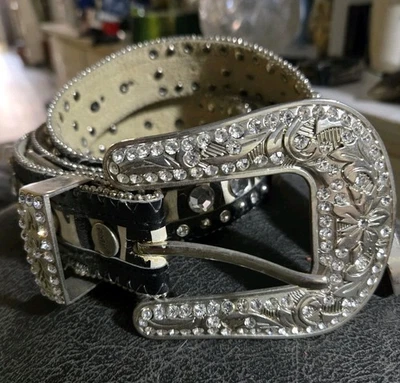 BHW Rhinestone Belts for Women for sale | eBay display picture 3