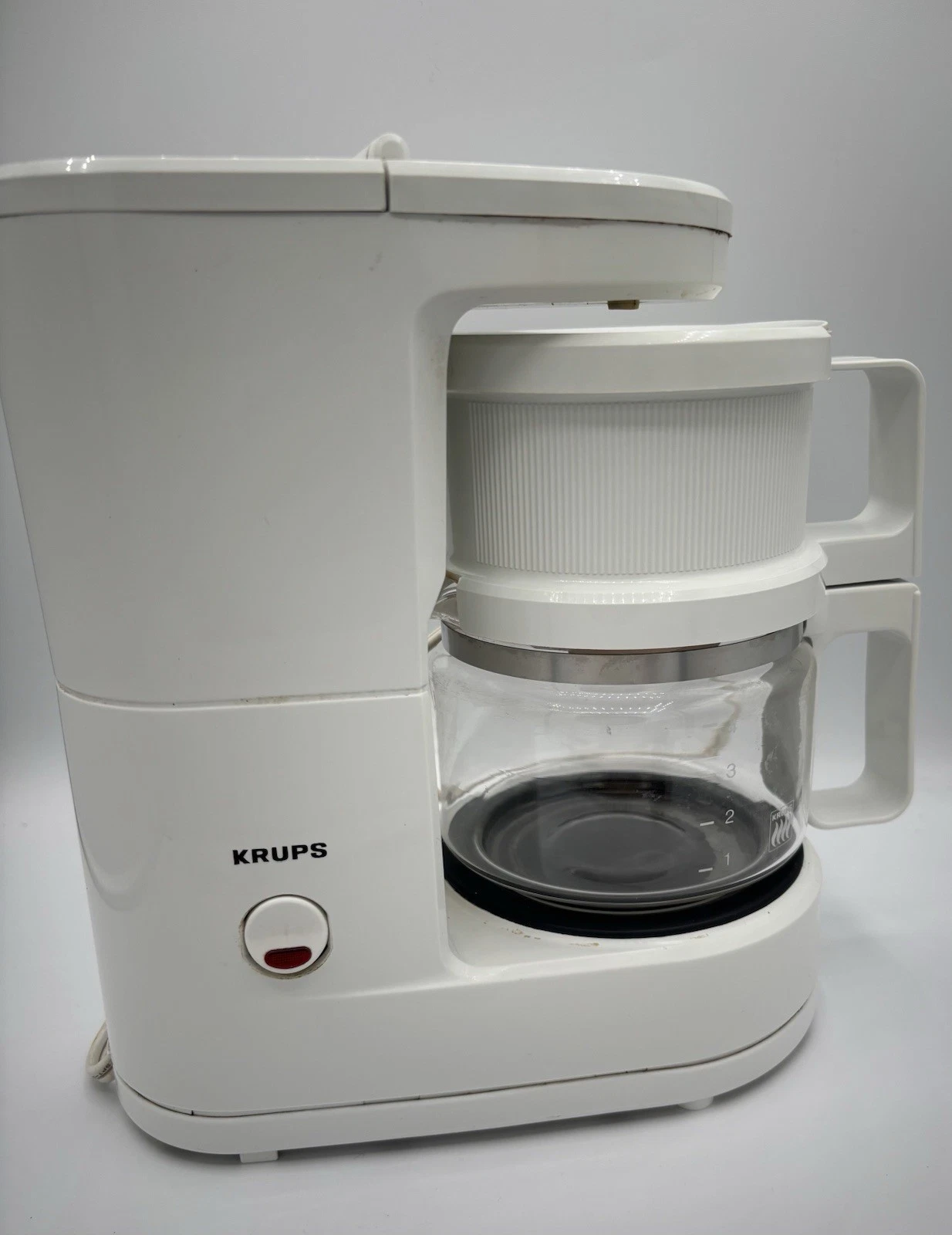 Krups Brewmaster Jr. Coffee Maker 4 cup Model 170 White