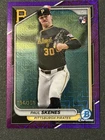 2024 Paul Skenes Bowman Chrome Purple Mega Box Mojo Refractor /250 Pirates ROY