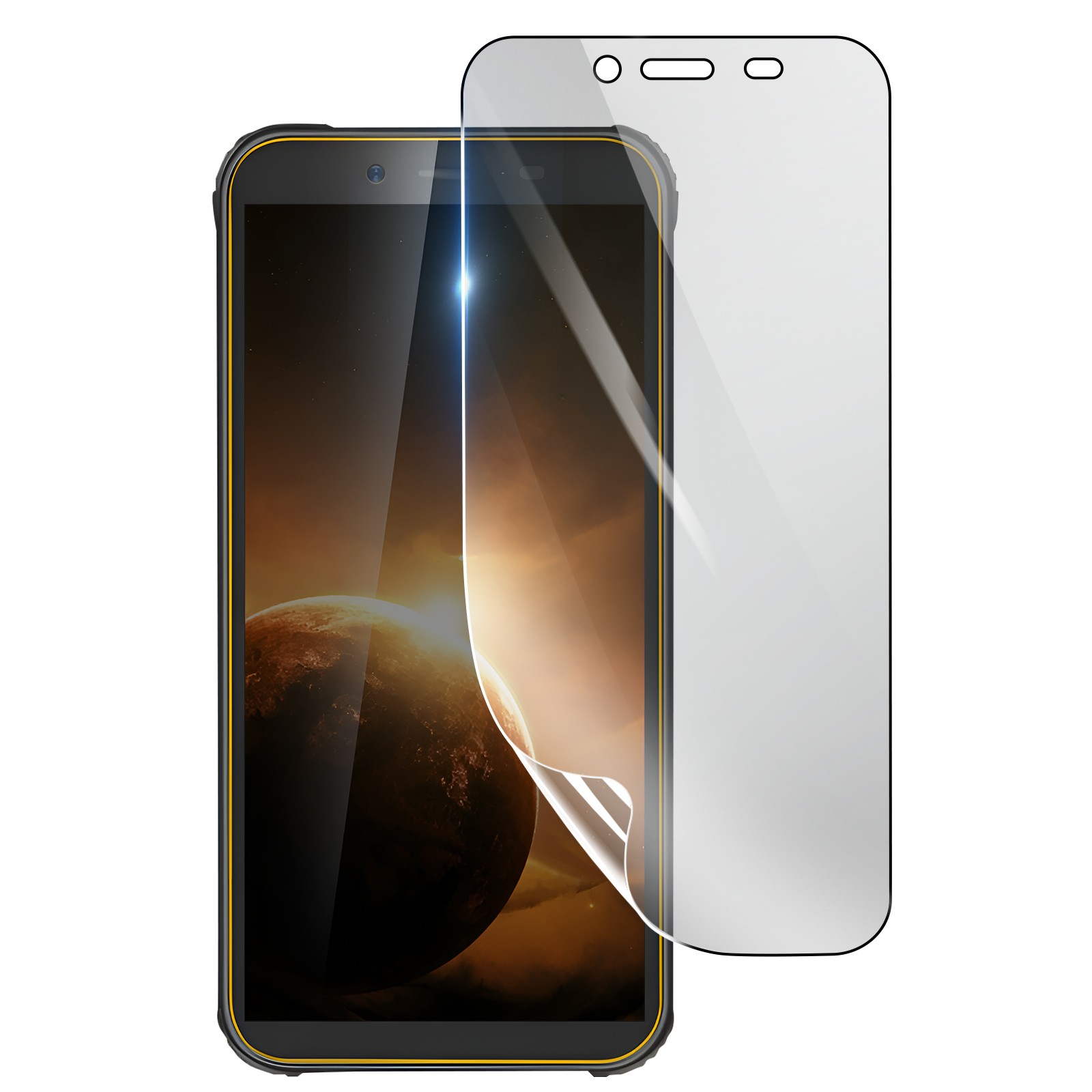 Protecteur d'écran hydrogel auto-générant pour Blackview BV5500 Plus film tactile transparent