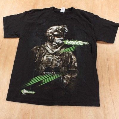 2010 Call of Duty Modern Warfare 2 t-shirt BOYS YOUTH MEDIUM infinity ward