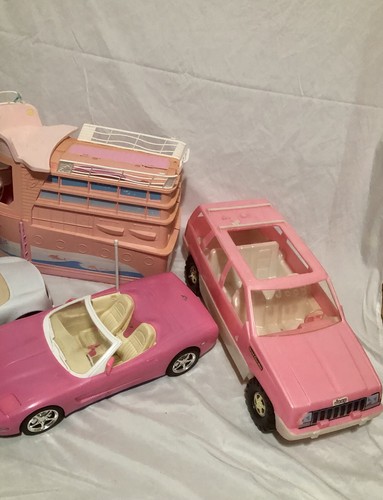 Vintage Barbie Konvolut 4 Fahrzeuge und 1 Schiff - Bild 4 von 23