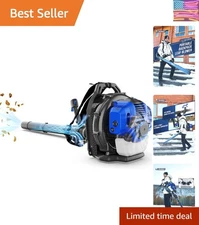 Efficient 53cc Backpack Leaf Blower - Supports Long Operation & Quick Clearing
