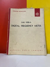 General Radio Company 1150-0100-A 1150-A Digital Frequency Meter Operating