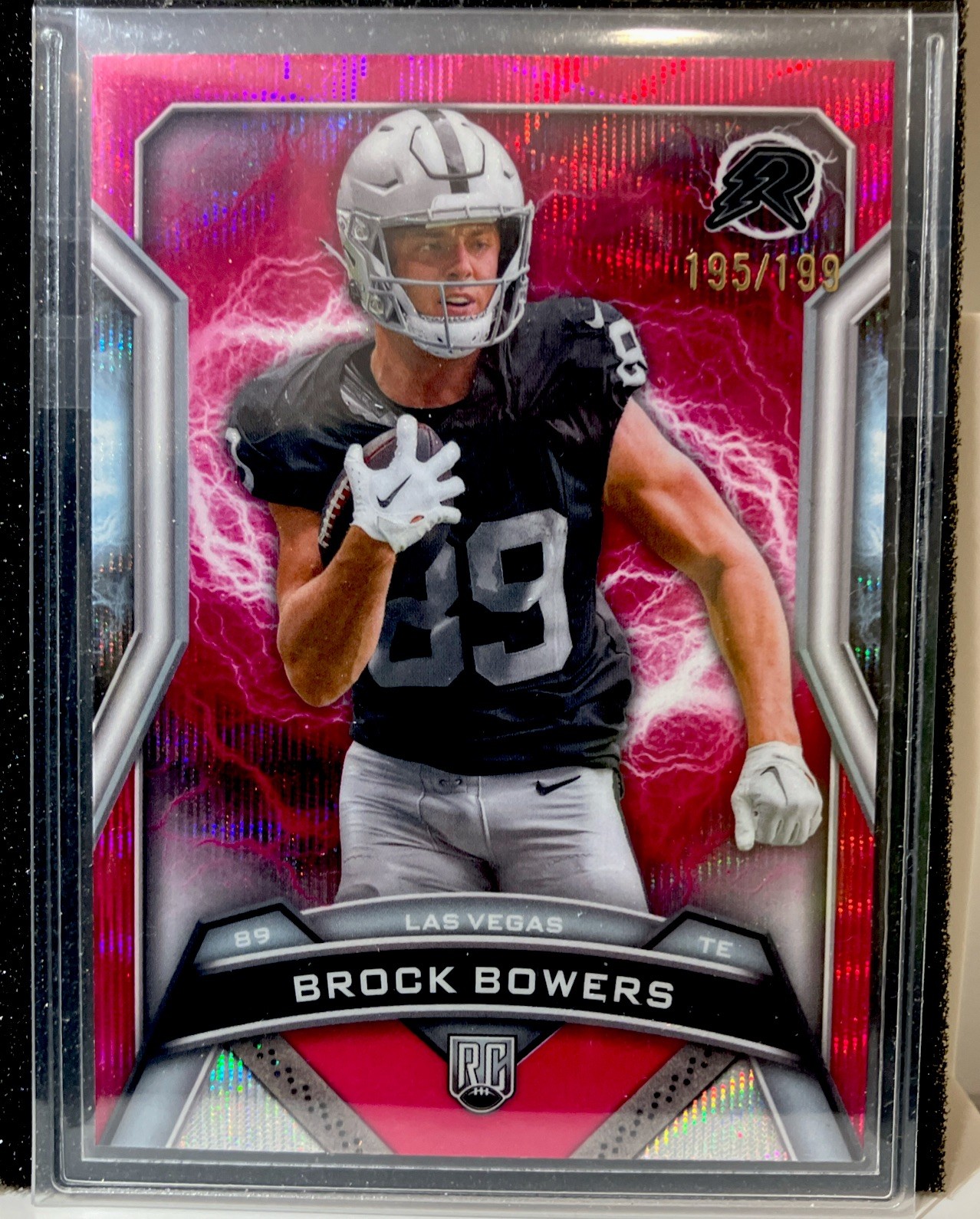 2024 Topps Resurgence #147 Brock Bowers Crimson Surge #/199
