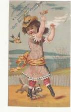 M L Shoemaker & Co Swift Sure Super Phosphate Philadelphia Vict Card c1880s