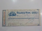 Civil War Check 1863 Mayor New York City Substitute And Relief Fund Money Signed