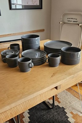 Bauhaus stoneware Trend Pacific Isamu Kenmochi Japan Set 21 Pcs
