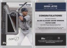 2022 Series 2 Silver Slugger Award Winner Commemorative Derek Jeter Patch HOF