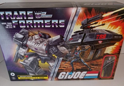Transformers GI Joe Collaboration Action Figure Megatron Hiss Tank