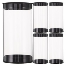 5 Pcs Clear Golfs Box Golfing Supplies Balls Case Holder for Display