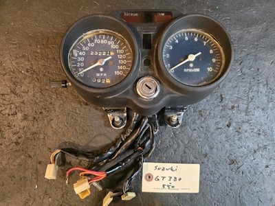 Suzuki GT380 / GT 550 Speedometer Tachometer Gauges OEM ORIGINAL