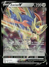 ZACIAN V 095/159 HOLO V RARE CROWN ZENITH POKEMON NM