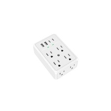 CE 10 in 1 Surge Wall Tap 2USB-A 2USB-C (2-Pack)