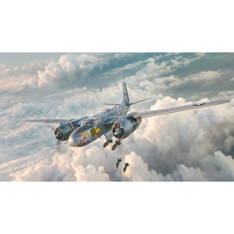 Maquette avion A-26 B Invader Italeri cadeau idéal pour passionné d'aviation