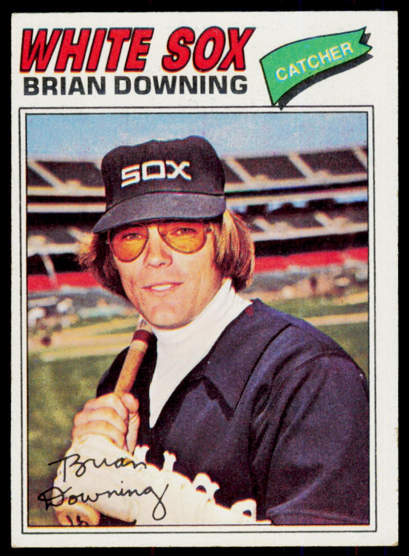 1977 Topps Brian Downing 344 Chicago White Sox