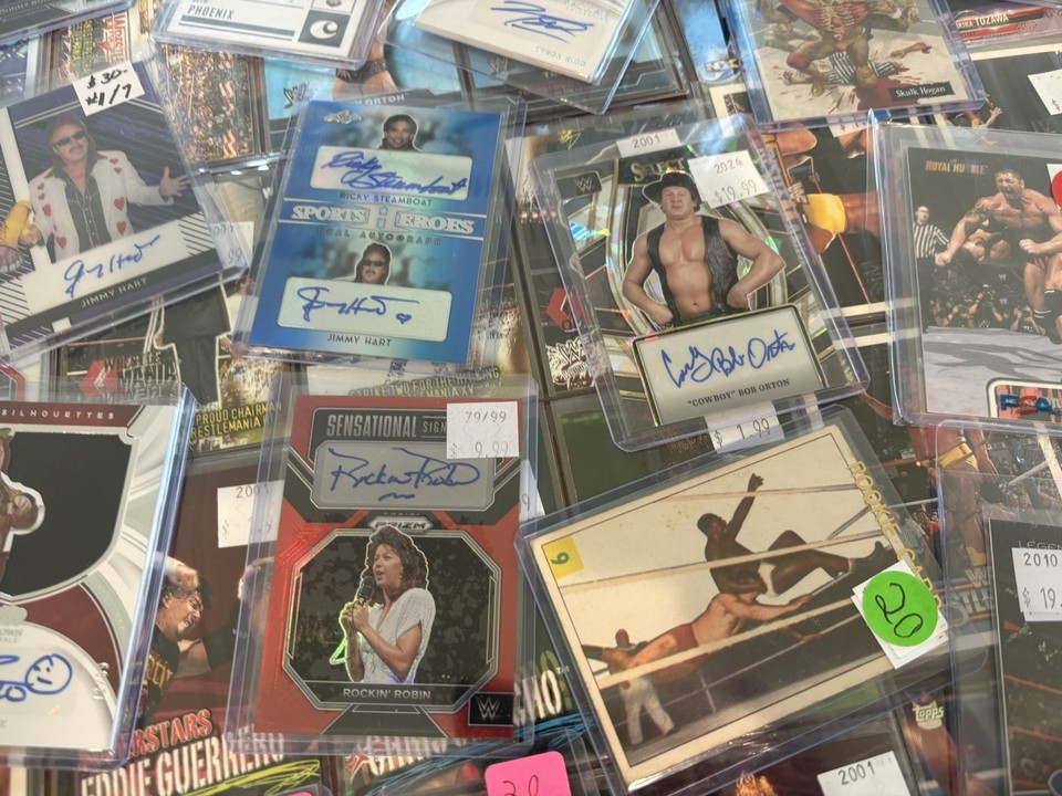 Vintage WWF WWE Wresting Lot Collection Autographs 1940’s To Now Rock ...