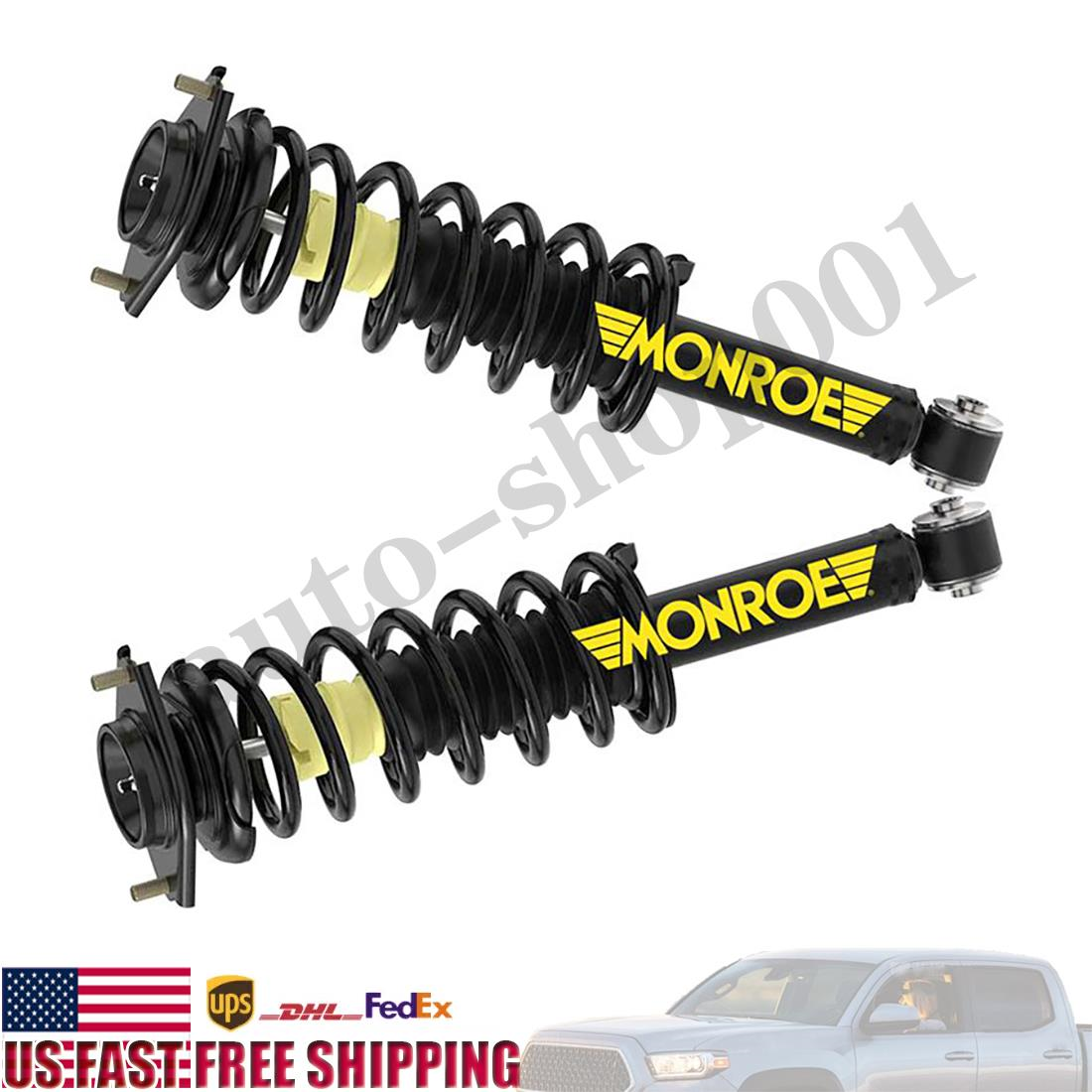 Pair Monroe Rear Complete Struts & Coil Spring Fits 2013 2014 Subaru Outback