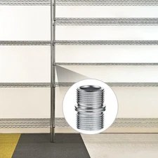 Set of 2 Metal Racks for Storage Replacement Parts Connector Shelf