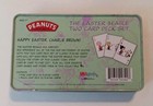 Peanuts The Easter Beagle Playing Cards Two Card Deck Set Collector Tin Rare Set — photo 4