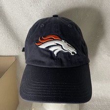 Broncos Hat Adult One Size Blue NFL Team Apparel Cap Adjustable Strap
