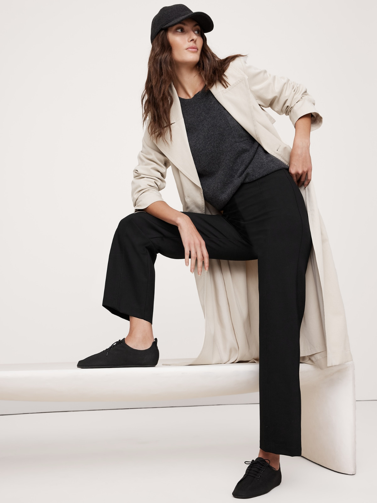 Banana republic - Straight Everywhere Ponte Ankle Pant - Sale Freeship