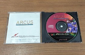 Wolf Team Arks Mega CD Game I, II, III, Retro Console Software